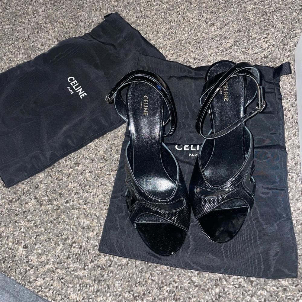 Celine black heels